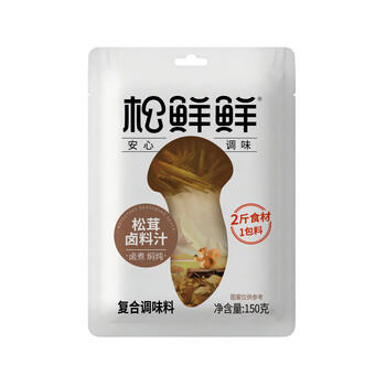松鲜鲜松茸卤料汁150g【0防腐剂】家庭卤水料包卤煮酱料汁炖牛肉料汁 /粮油调味 /调味品 /复合调味汁 商品图5
