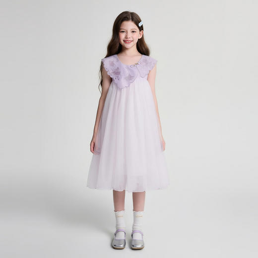 笛莎Deesha 2026年夏季新款中童女童国风裙连衣裙 商品图2
