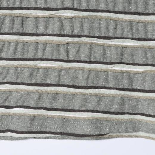 SDSA男装2026新款高贵轻奢美式简约立体条纹圆领短袖T恤百搭时尚 商品图3