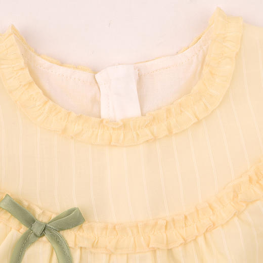 棉果果夏季新品女童天丝提花无袖连衣裙M222702426333 商品图3