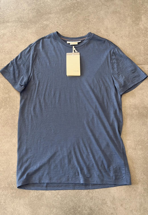 43-1 渠道圆正 炒鸡炒鸡好穿 亲肤垂坠 舒爽透气 微米极细羊毛 男士短袖T袖 老朱穿L 商品图9