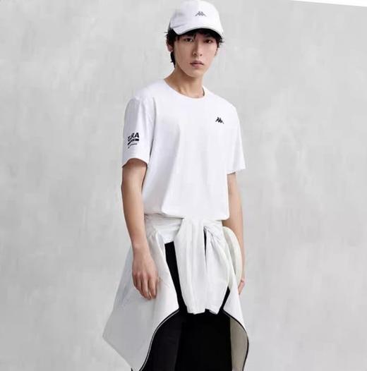 XXMKappa卡帕男装夏季运动休闲字母印花速干短袖T恤K0E32TD43 商品图0