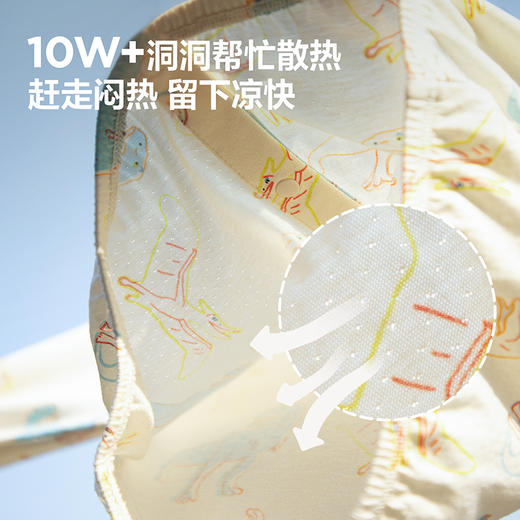 【小树荫】迷你巴拉巴拉男女宝宝防晒服网眼透气婴儿空调衫2026夏 商品图3