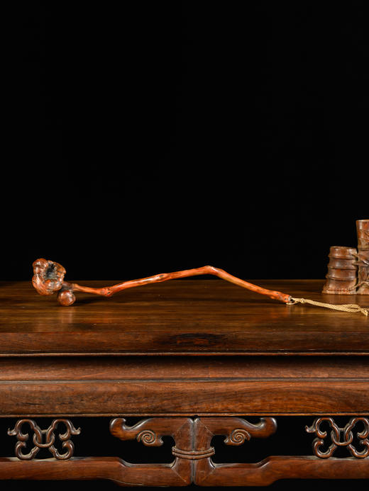 清	天然木随形如意 商品图0