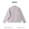 SDSA男装2026新款高贵轻奢翻领拉链哈灵顿夹克宽松纯色休闲上衣 商品缩略图4