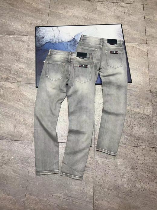 F040309春夏新款复古做旧风柔软舒适休闲百搭薄款牛仔裤长裤 商品图1