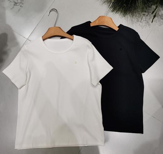 【门店同款】ENJOY秋季纽扣圆领短袖T 164746221 商品图0