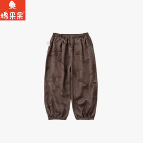 棉果果夏季新品男童人棉梭织九分裤M212208426384