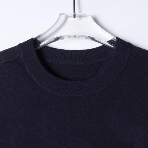 SDSA男装2026新款轻奢老钱风假口袋提花针织纯色圆领短袖T恤百搭 商品图2