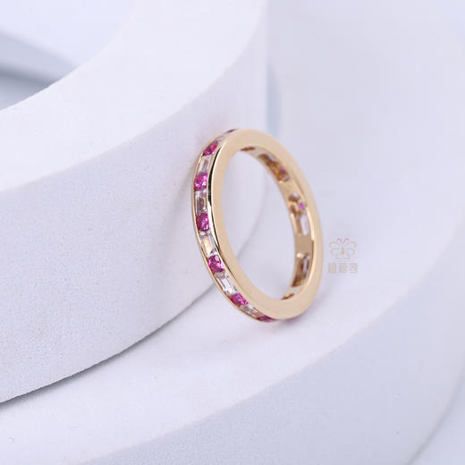 【靓点】时尚粉蓝宝戒指CB2603073 商品图4
