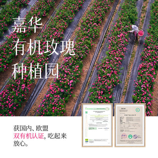 【预售】现烤头水花玫瑰鲜花饼  9枚礼盒装  嘉华鲜花饼 商品图10