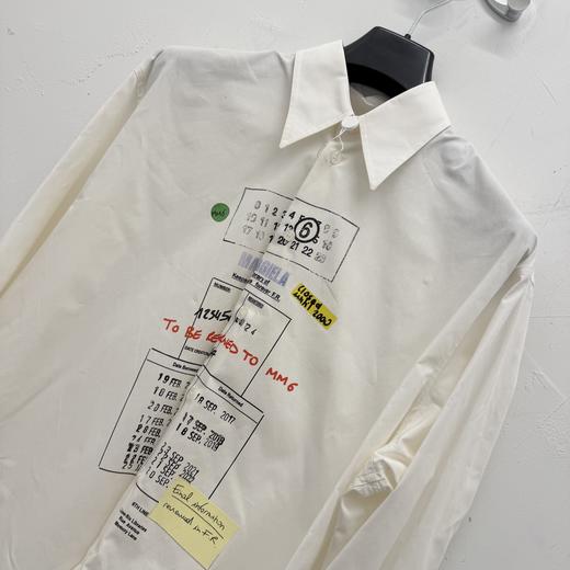 中性款印花长袖衬衫ba016 商品图2