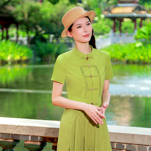 【春季新品】锦绣逢春不规则下摆上衣 | 预售15天 商品图2