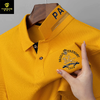 派森龙夏丝光双面珠地短袖男士polo衫商务休闲刺绣纯色翻领男POLO 商品缩略图0