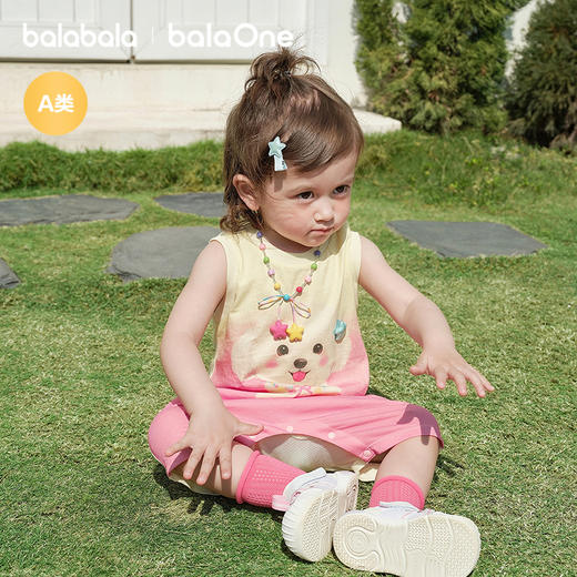 【balaOne】巴拉巴拉宝宝连体衣婴儿哈衣2026新款可爱时髦洋气萌 商品图2