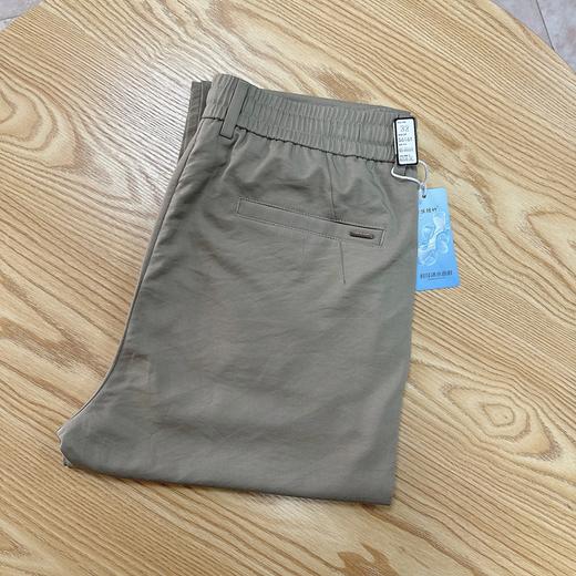 免烫抗皱松紧腰抽绳夏季薄款直筒修身男长裤   YMXZ-S6161 商品图1