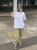 F040314夏季新款双砂面料立体印花舒适透气亲肤粉色兔子甜甜圈情侣短袖T恤 商品缩略图6