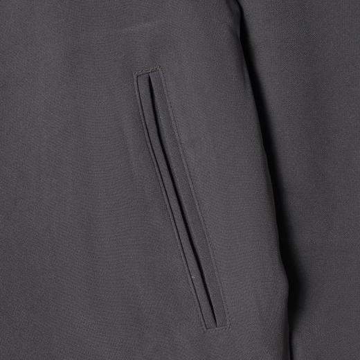 SDSA男装2026新款高贵轻奢翻领拉链哈灵顿夹克宽松纯色休闲上衣 商品图3