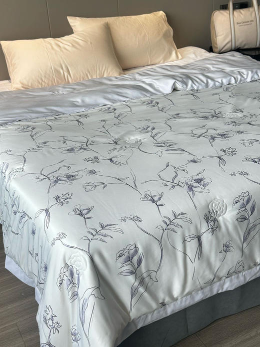 竹语天丝凉感夏被母婴A类天丝抗菌抑菌被子 商品图7