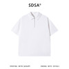SDSA男装2026新款高贵轻奢潮牌简约纯色半拉链翻领短袖T恤百搭 商品缩略图0