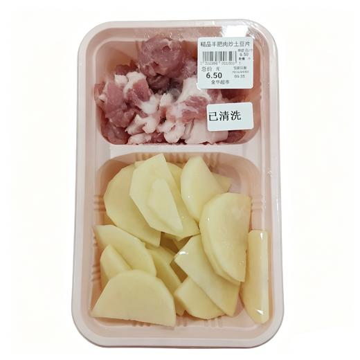 精品半肥瘦炒土豆片 1盒 商品图0