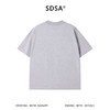 SDSA男装2026新款高贵轻奢潮牌撞色缝线圆领短袖T恤简约舒适上衣 商品缩略图1