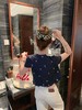 <曾小咸推荐>4.4现货秒杀 ！微信超特价！韩系系带绣花短袖衬衫 日常129.99 立减70 秒杀59.99！！ 商品缩略图12