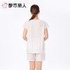 都市丽人睡衣女士睡衣薄家居服麻麻纱睡衣女士梭织棉短袖套装女装短袖短裤LHC1D2 商品缩略图2