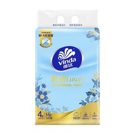 维达奢韧80抽4层M码抽纸4包