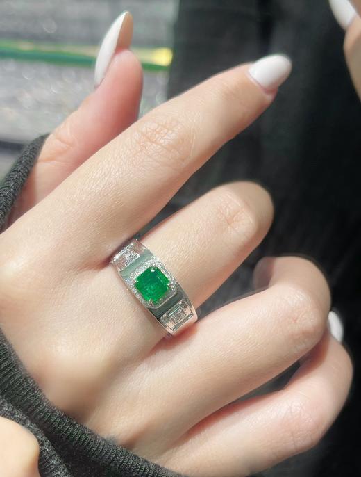 1.1克拉祖母绿戒指 商品图4