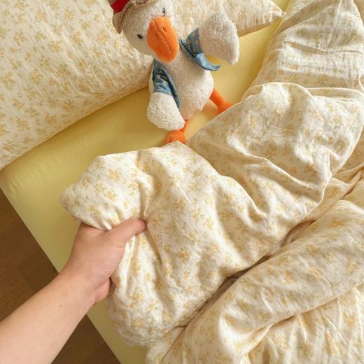 CKKHOUSE A类母婴级全棉双层纱四件套 床单款/床笠款 5款花型 商品图3