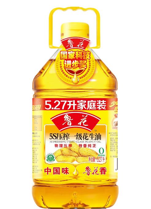 鲁花5S压榨一级花生油5.27L 商品图0
