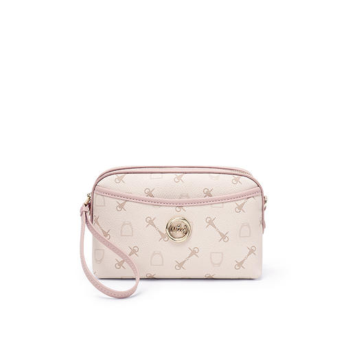 WHY新款印花迷你手提包女2026夏季小圆扣单肩斜挎包粉色通勤化妆包​YAP11779Z 商品图4