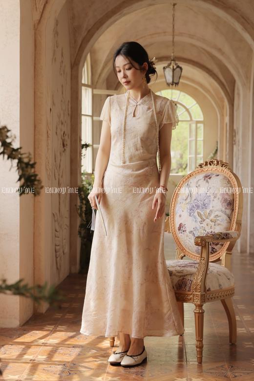 【门店同款】ENJOY夏季“游园戏梦”烟粉玉棠连衣裙 171143495 商品图2