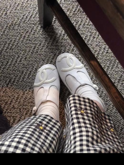 香奈儿 升级版中古款康鹏系列一字带玛丽珍平底鞋芭蕾鞋 商品图6