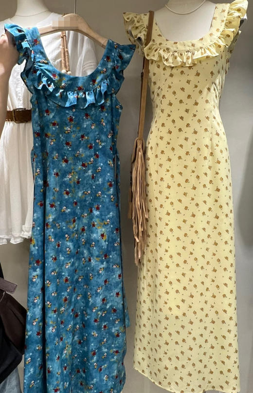 【门店同款】ENJOY夏季气质荷叶边连衣裙 162847204 商品图0