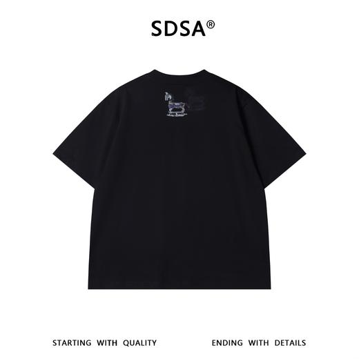 SDSA男装2026新款高贵轻奢时尚潮牌小马印花圆领短袖T恤百搭上衣 商品图4