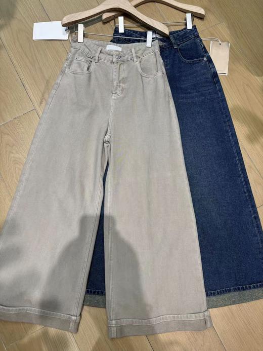 【门店同款】ENJOY冬季翻边阔腿牛仔裤 160694152 商品图0