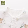 拉比-内衣类（夏）I5小熊纱布短袖全开连体衣米白 商品缩略图7