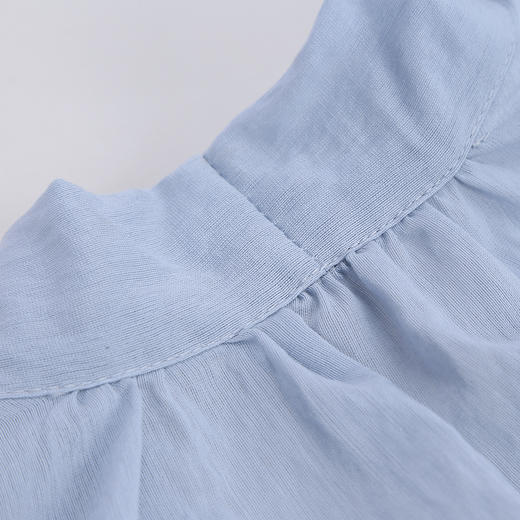 RF204斯尔丽26春夏新款一衣多穿飘带款宽松H版型可休闲可职业休闲衬衣 商品图7