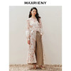 MAXRIENY复古阔腿裤不对称设计货号：MC85PA280 商品缩略图1