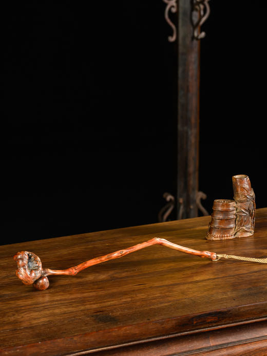 清	天然木随形如意 商品图1