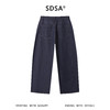 SDSA男装2026新款高贵轻奢美式复古腰带款褶皱牛仔裤百搭时尚裤子 商品缩略图4