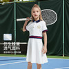 【160-165】女童夏季花边polo领连衣裙 商品缩略图0