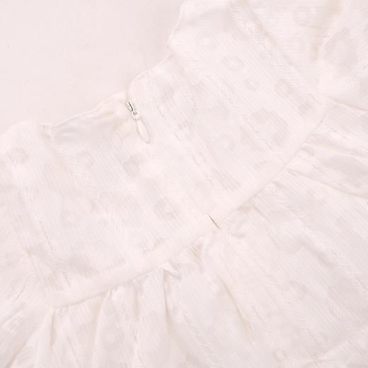 棉果果夏季新品女童巴厘纱泡泡袖连衣裙M222701226332 商品图1