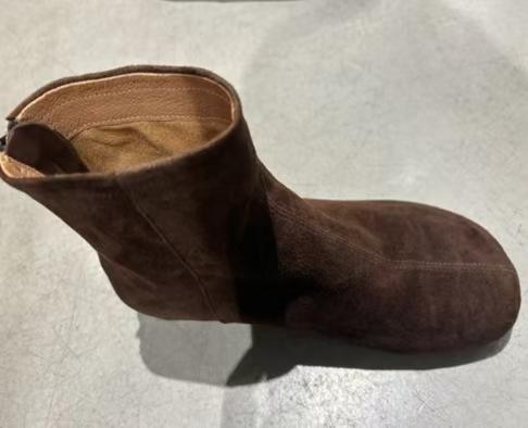 【门店同款】ENJOY冬季磨砂方头短靴 159865170 商品图0