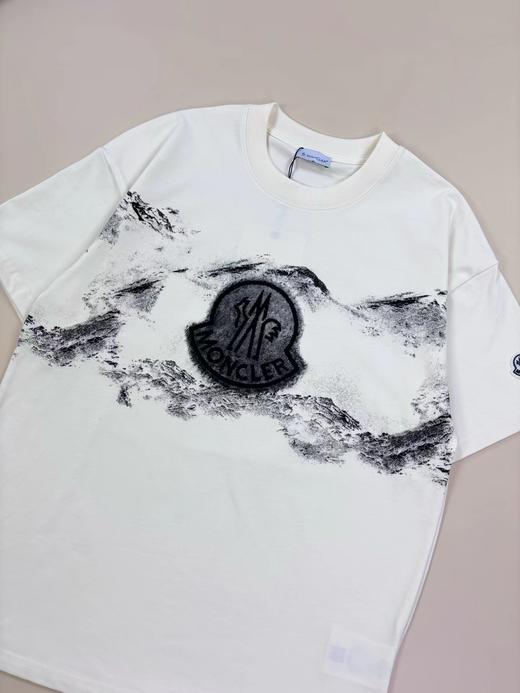 F040315夏季新款复古字母刺绣男女同款时尚百搭舒适亲肤短袖T恤 商品图6