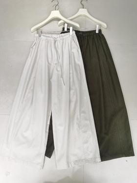 【门店同款】ENJOY秋季极简抽绳阔腿裤 164699831