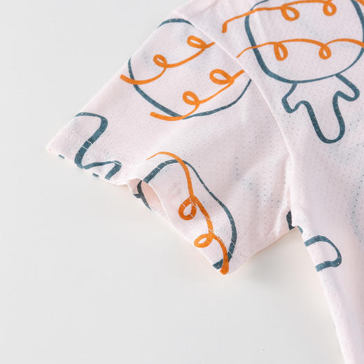 【10A抗菌纯棉】棉花堂夏款氧气网眼菠萝儿童居家套装 --FA61174 商品图10