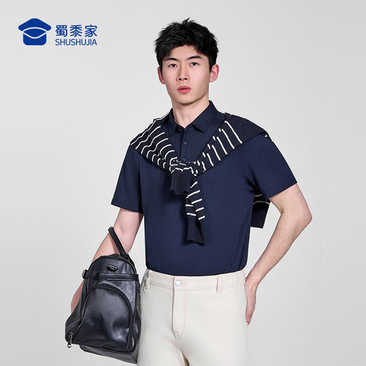 【COOLMAX吸湿速干polo衫】商务翻领短袖休闲通勤T恤POLO衫LZ601 商品图8